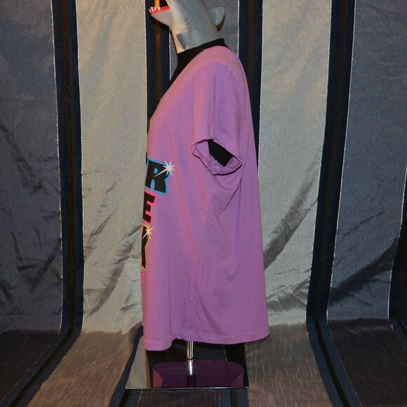 Torrid Doe Purple Lite Brite Better in the Dark Tee Shirt Size 2 Super Soft EUC - Picture 4 of 6